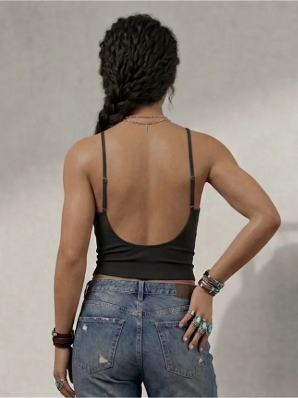 Forever 21 Black Graphic Crop Top - Picture 2 of 5